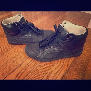 Puma Alexander McQueen black high tops